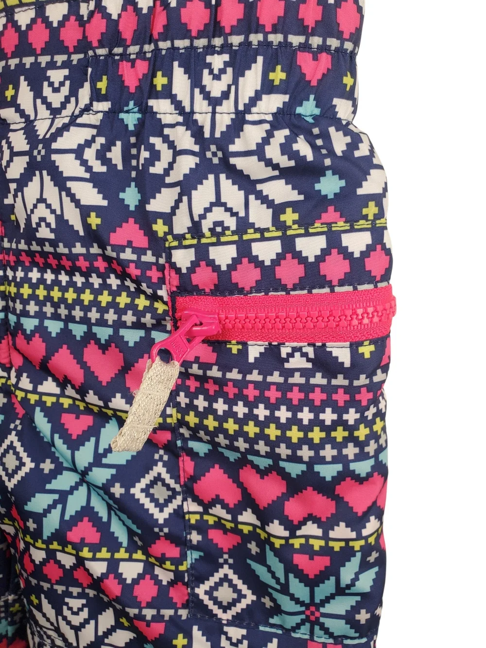 Carter's Fair Isle Snow Bib Overalls 2T #350